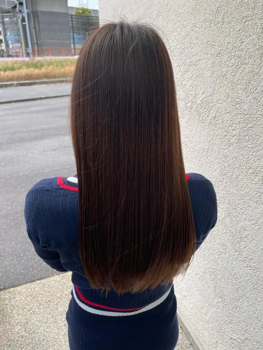 ロング カラー レイヤーカット RAPTURE 宝地店のヘアスタイル