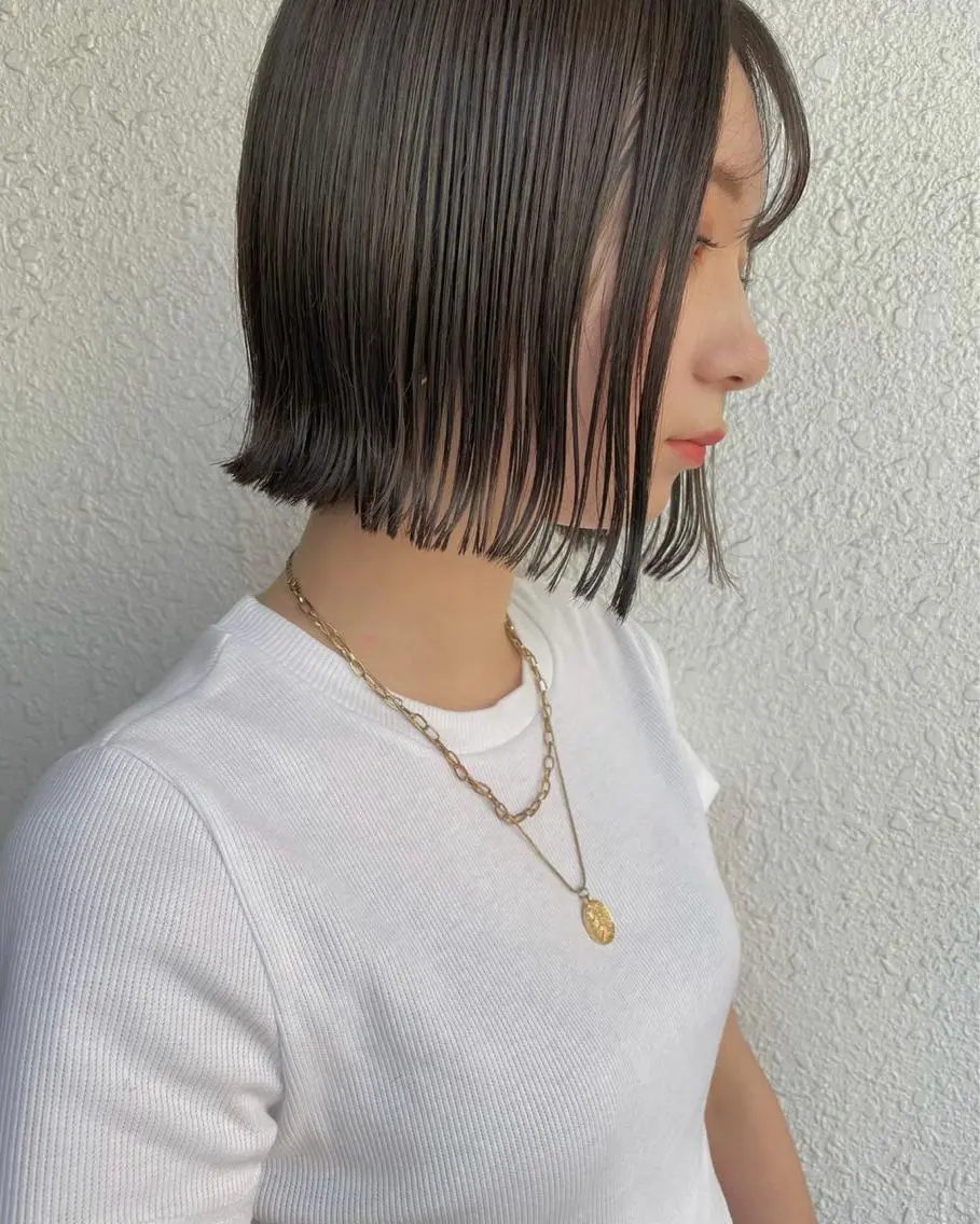 ミディアム くどうももか 浦和 ショート ボブのヘアスタイル