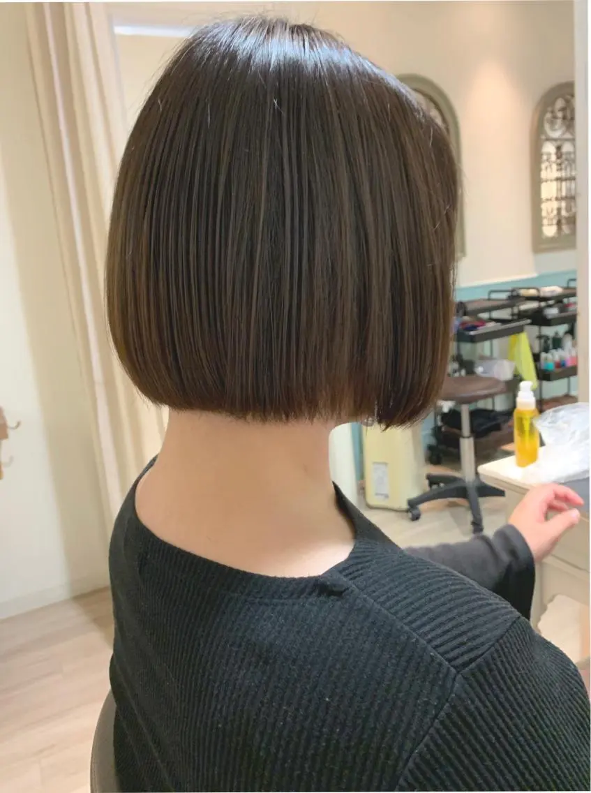 ショート ボブ ボブ/パーマ 村中　仁人のヘアスタイル