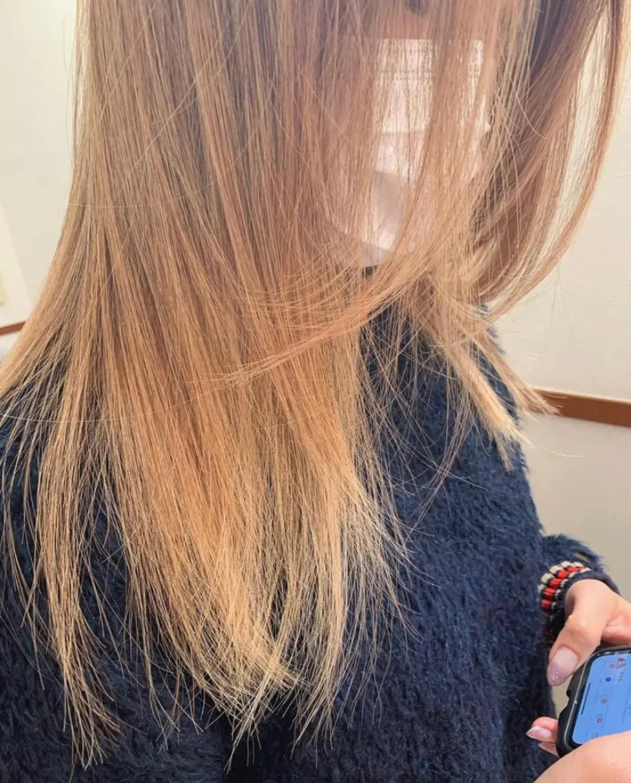 セミロング 杉山 憂人のヘアスタイル
