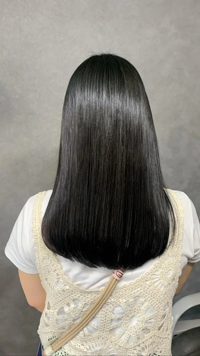 セミロング カラー 髪質改善 トリートメント chouette/ 根本優希のヘアスタイル