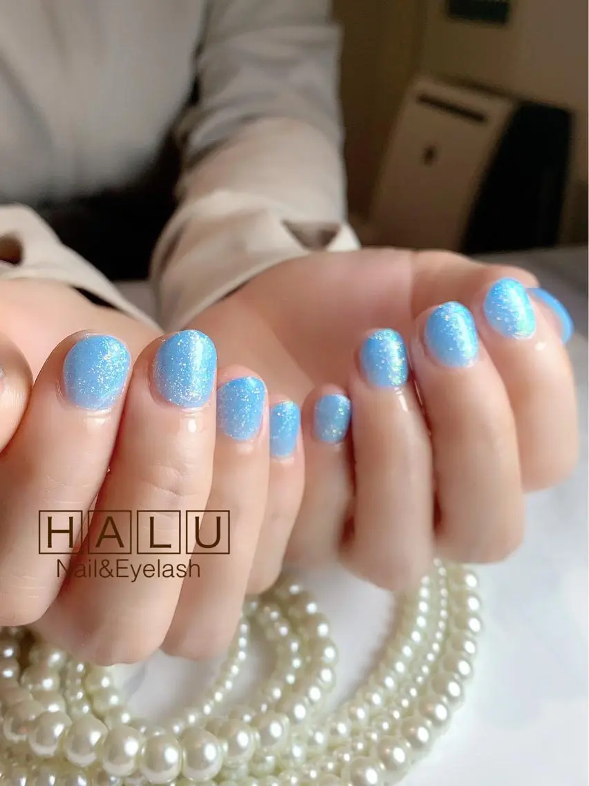 ネイル ラメ(グリッター) HALU ハルのネイルデザイン