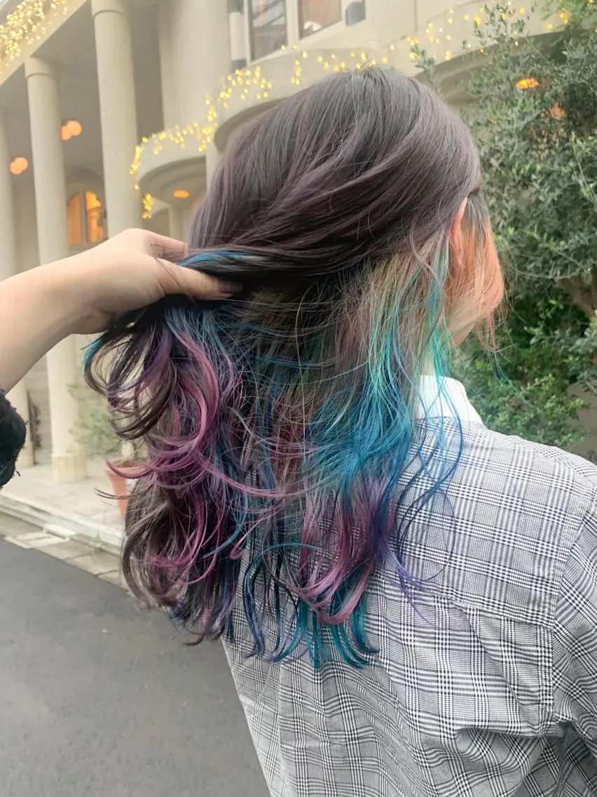 ミディアム 色落ちまでキレイに! !女性サロンのヘアスタイル