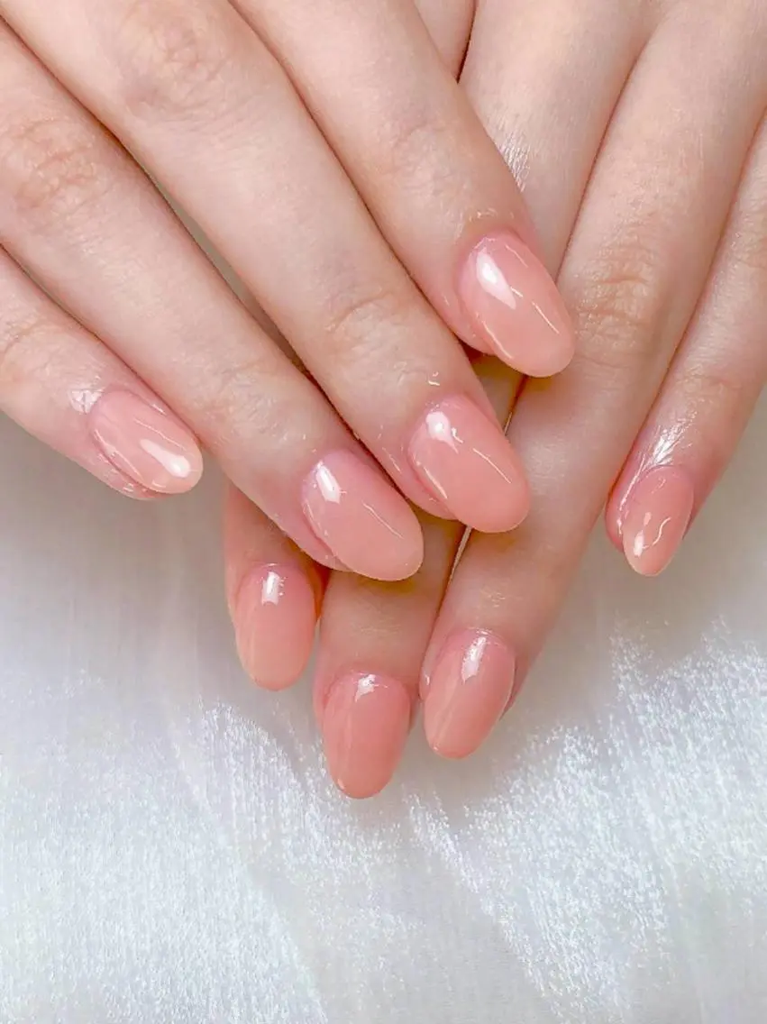 ネイル ジェルネイル 韓国ネイル パラジェル ワンホンネイル ハンドネイル Mihana Nails.*♡のネイルデザイン