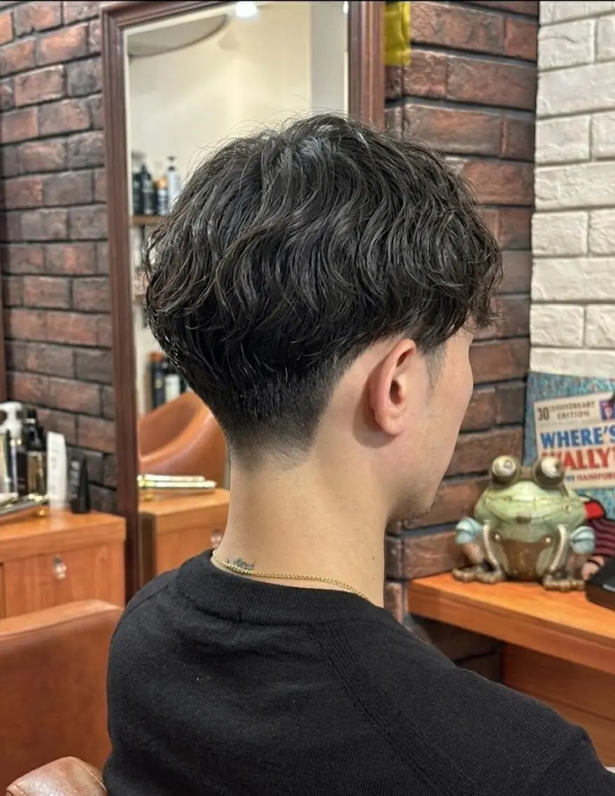 パーマ ミディアム ミディアムパーマ スパイラルパーマ カット パーマ トリートメント ヘッドスパ flencia 丸 和博|カットのヘアスタイル