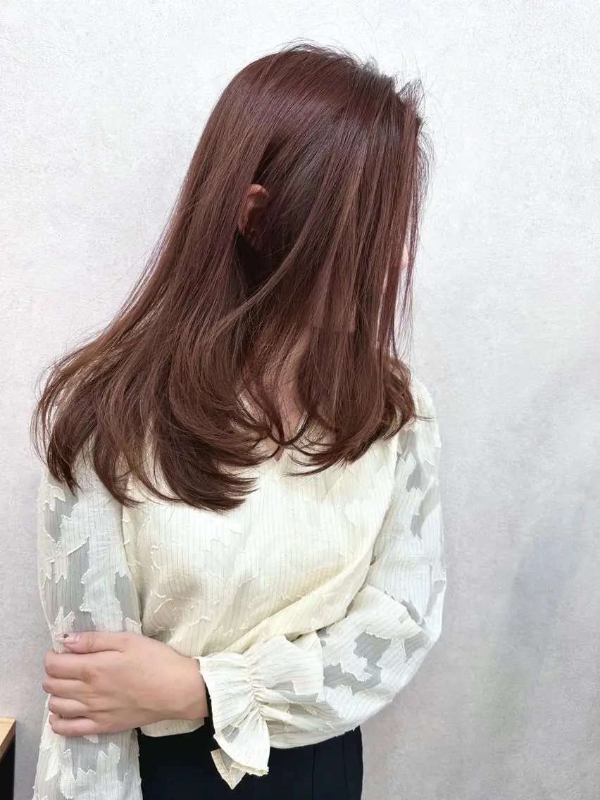 セミロング ヘアアレンジ カラー 💎lino _by _ACNE💎 🧸のヘアスタイル