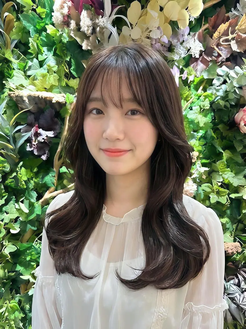 セミロング カラー トリートメント ヘッドスパ 支持率No.1💖 オチアイのヘアスタイル