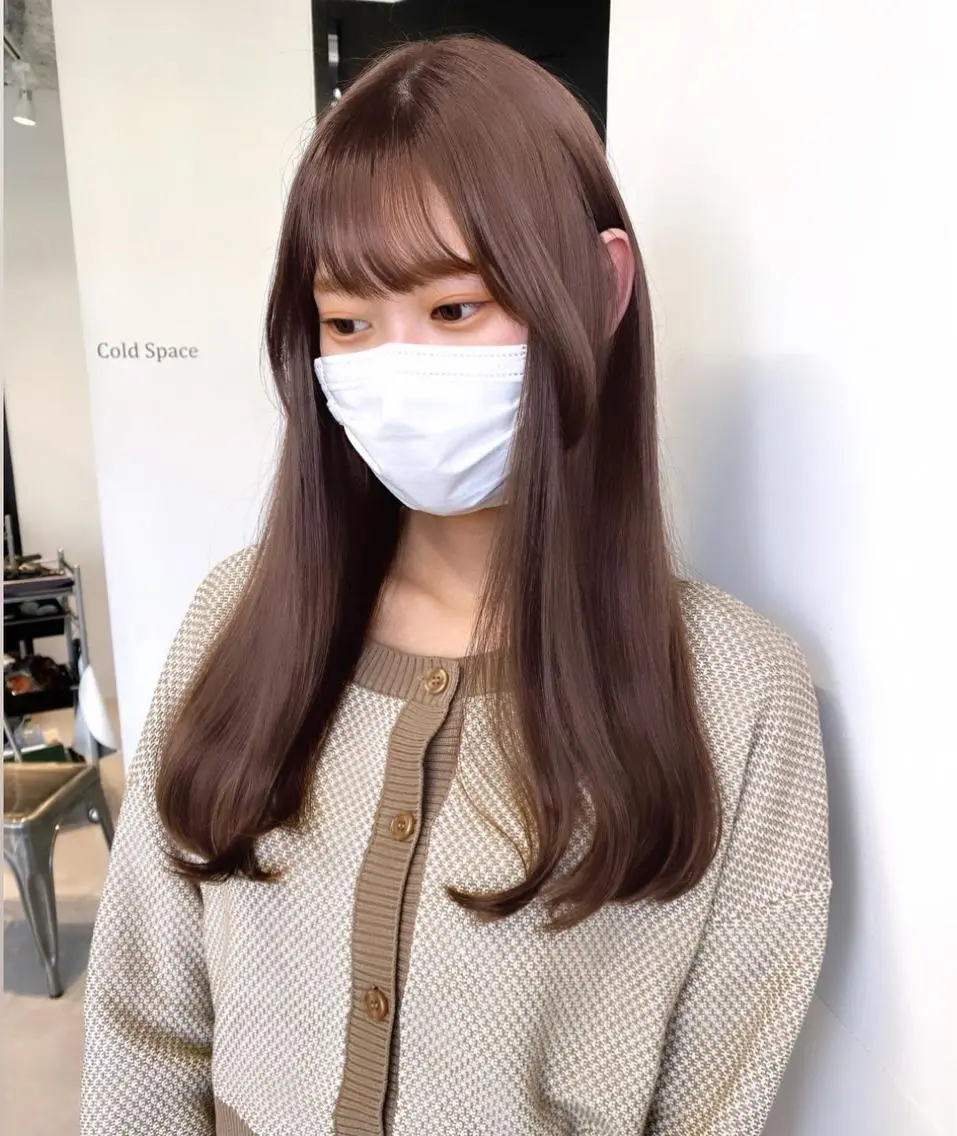 セミロング カラー カット ヘアカラー マンツーマン半個室 tamuraのヘアスタイル