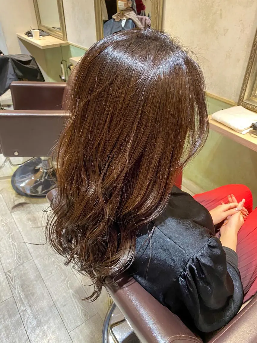 セミロング Lutia  チノ リキマル🍀のヘアスタイル
