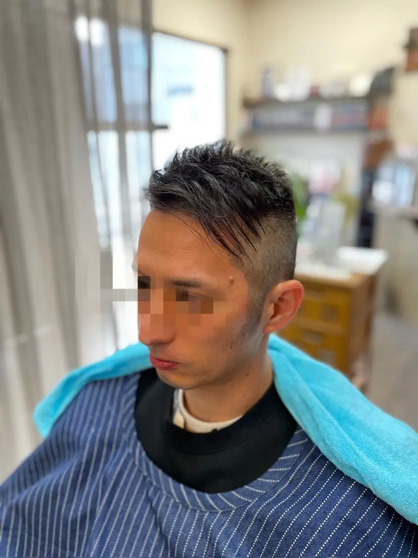 ショート メンズ アイブロウ モヒカン ソフトモヒカン メンズアイブロウ ヘアーサロン ＳＯRＡお顔剃りのエステ・リラクイメージ