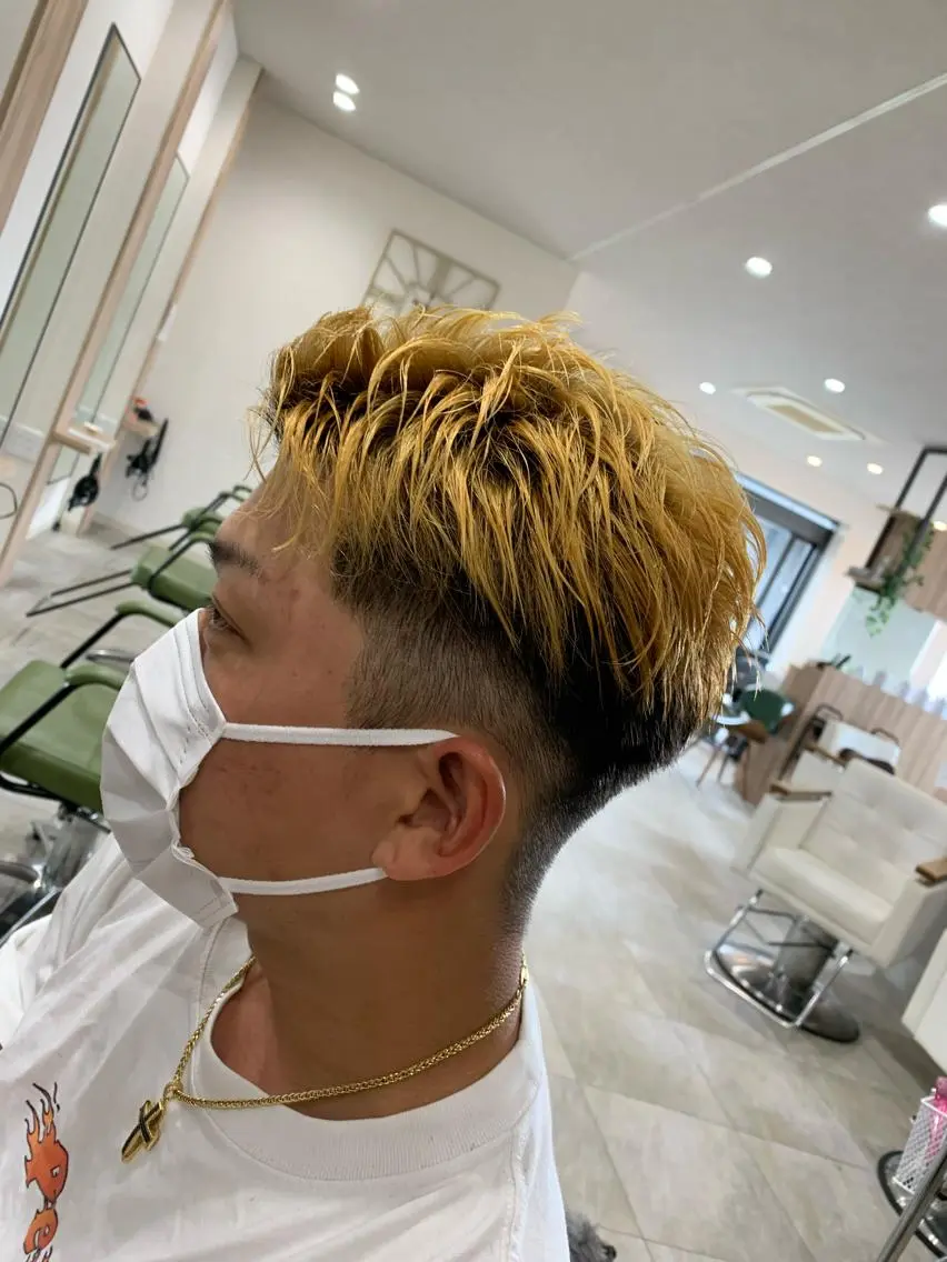 カラー メンズ OluOlu (オルオル)布川恭大のヘアスタイル