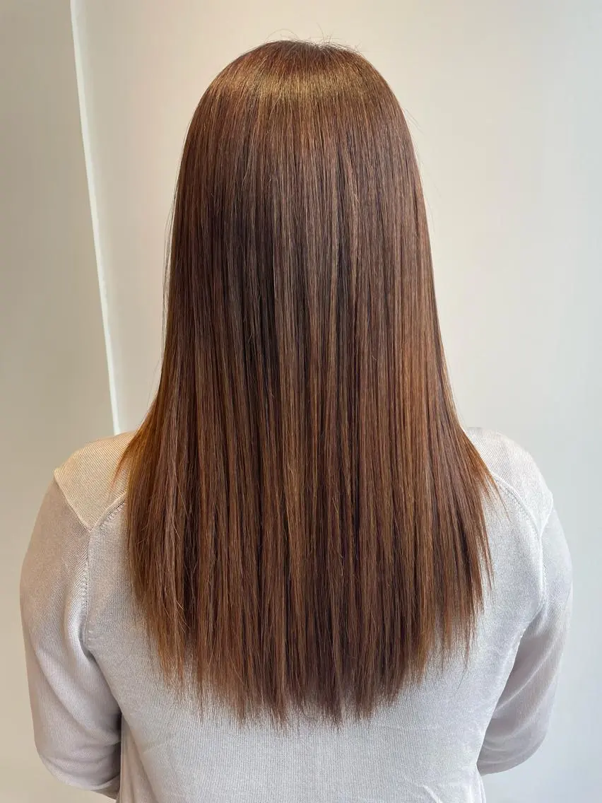 ロング トリートメント 酸熱トリートメント トリートメント ナチュラルカラー 児玉優香のヘアスタイル