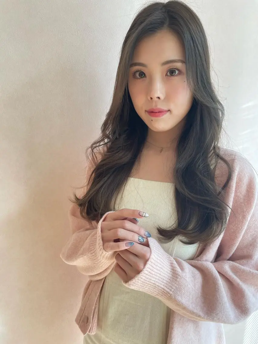ロング 似合わせカット 迫留由弥のヘアスタイル