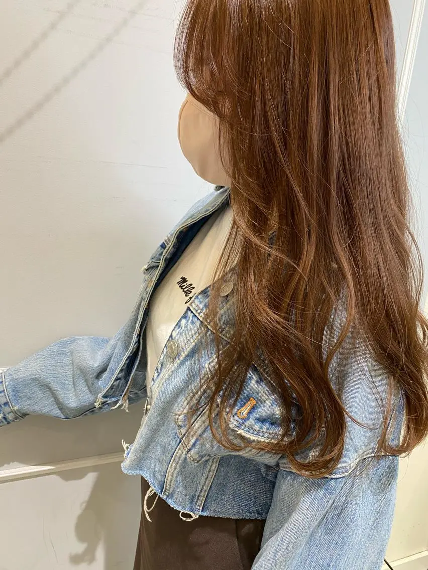 ロング ヘアカラー トリートメント 似合わせ艶髪カラー ❤️ハダユミのヘアスタイル