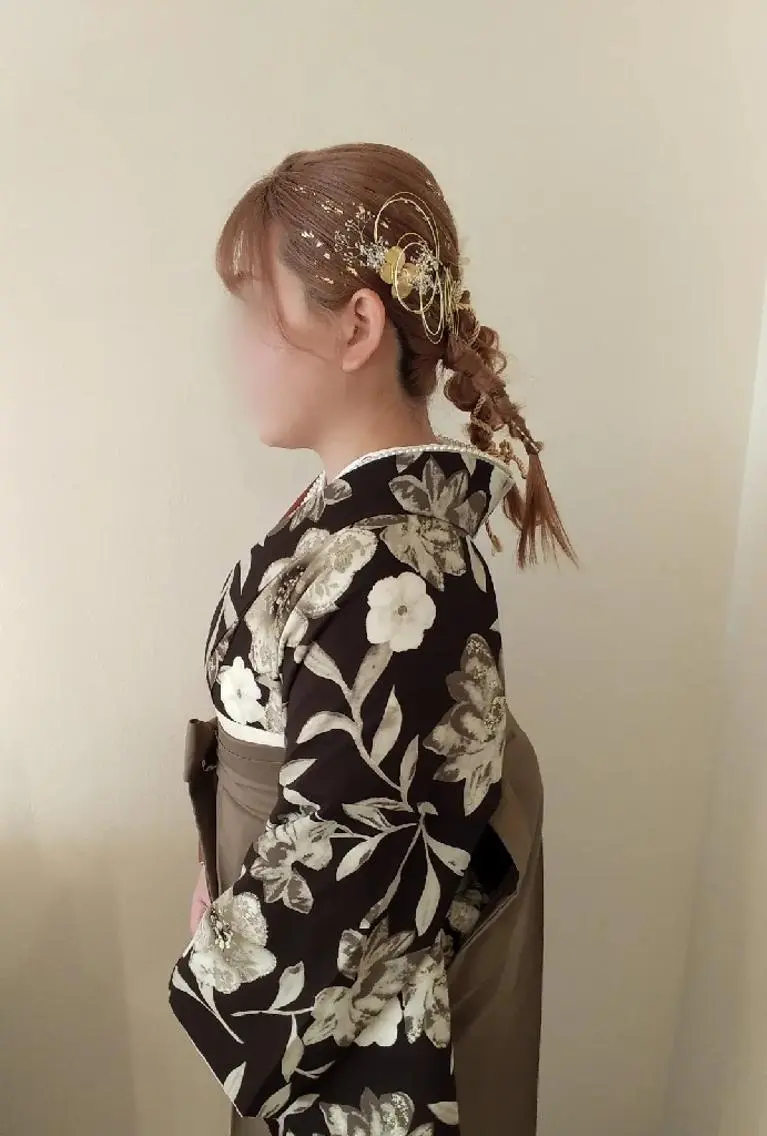ミディアム ヘアアレンジ 成人式 結婚式・ブライダル 卒業式のヘアスタイル 浴衣 Rarely  beautyのヘアスタイル