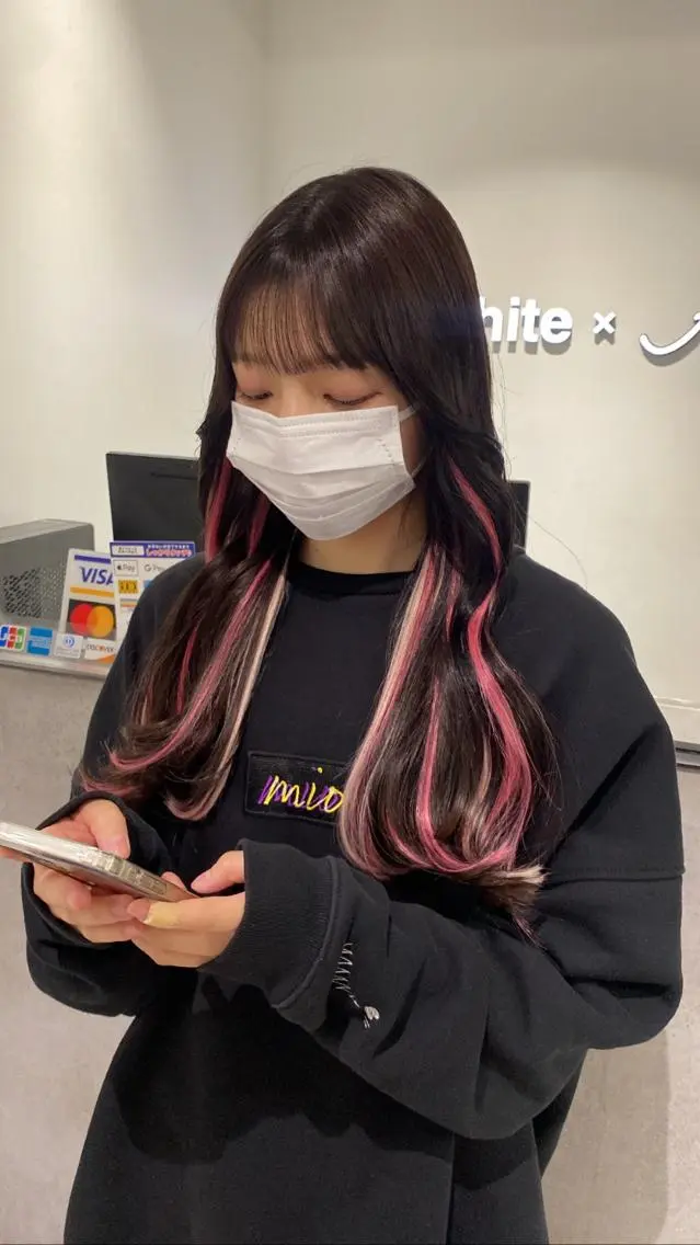 カラー エクステ&"盛れる" 艶髪✨SYURIのヘアスタイル