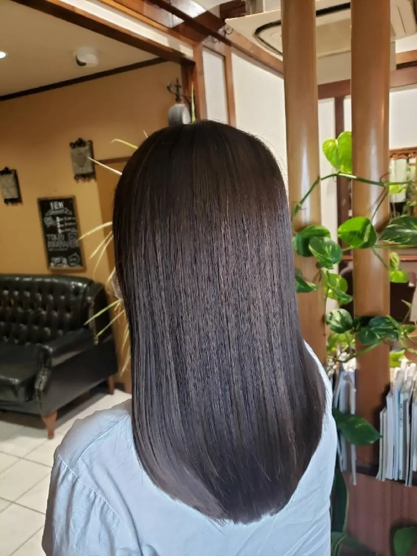 セミロング 青山 早智子のヘアスタイル