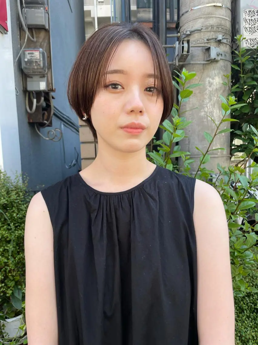 ショート カラー カット ヘアカラー suvvy hairsalonのヘアスタイル