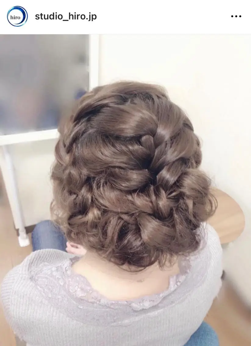 セミロング ヘアセット ヒロ(hiro) •スタジオヒロのヘアスタイル