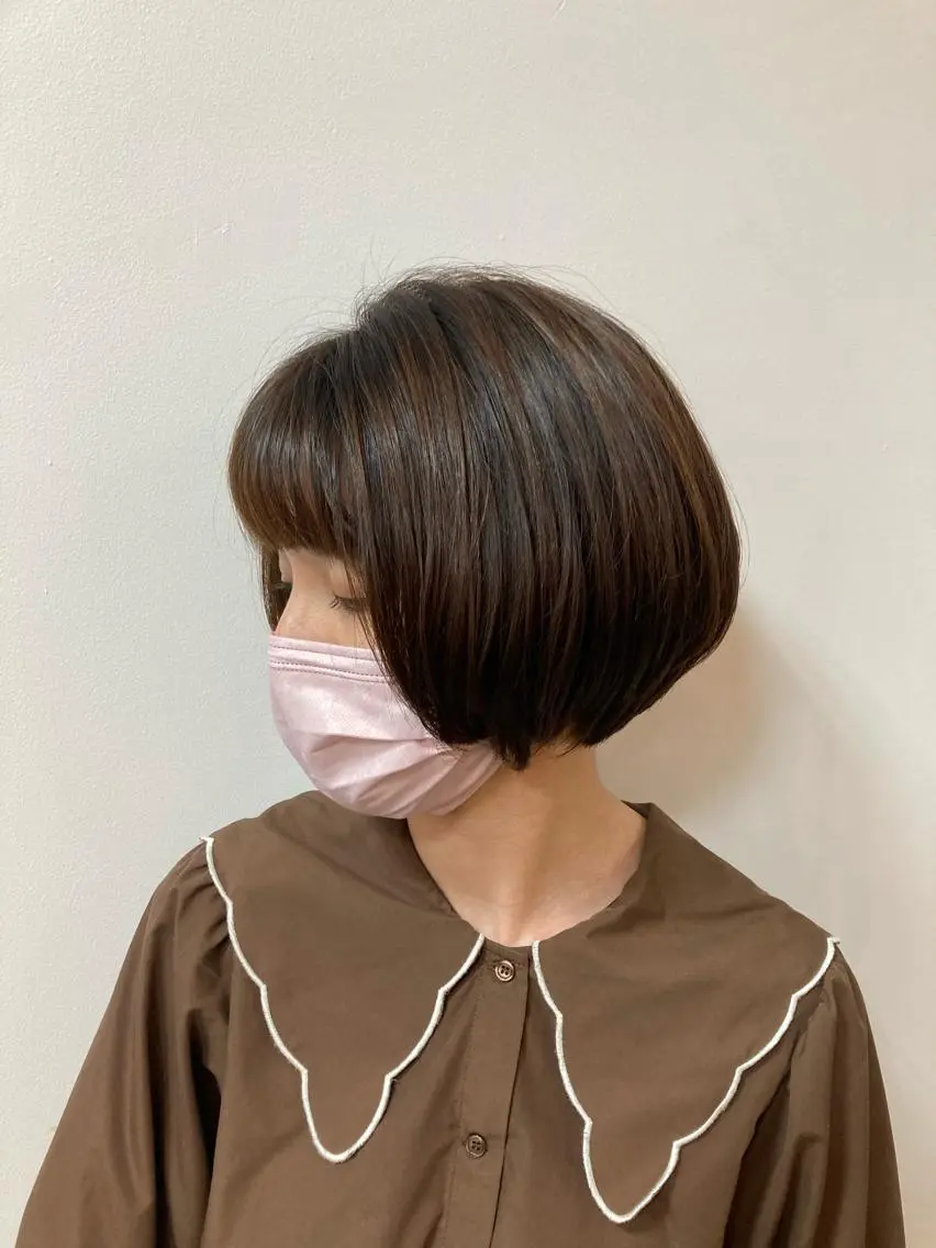 ショート ショートヘア 阪口 依美奈のヘアスタイル
