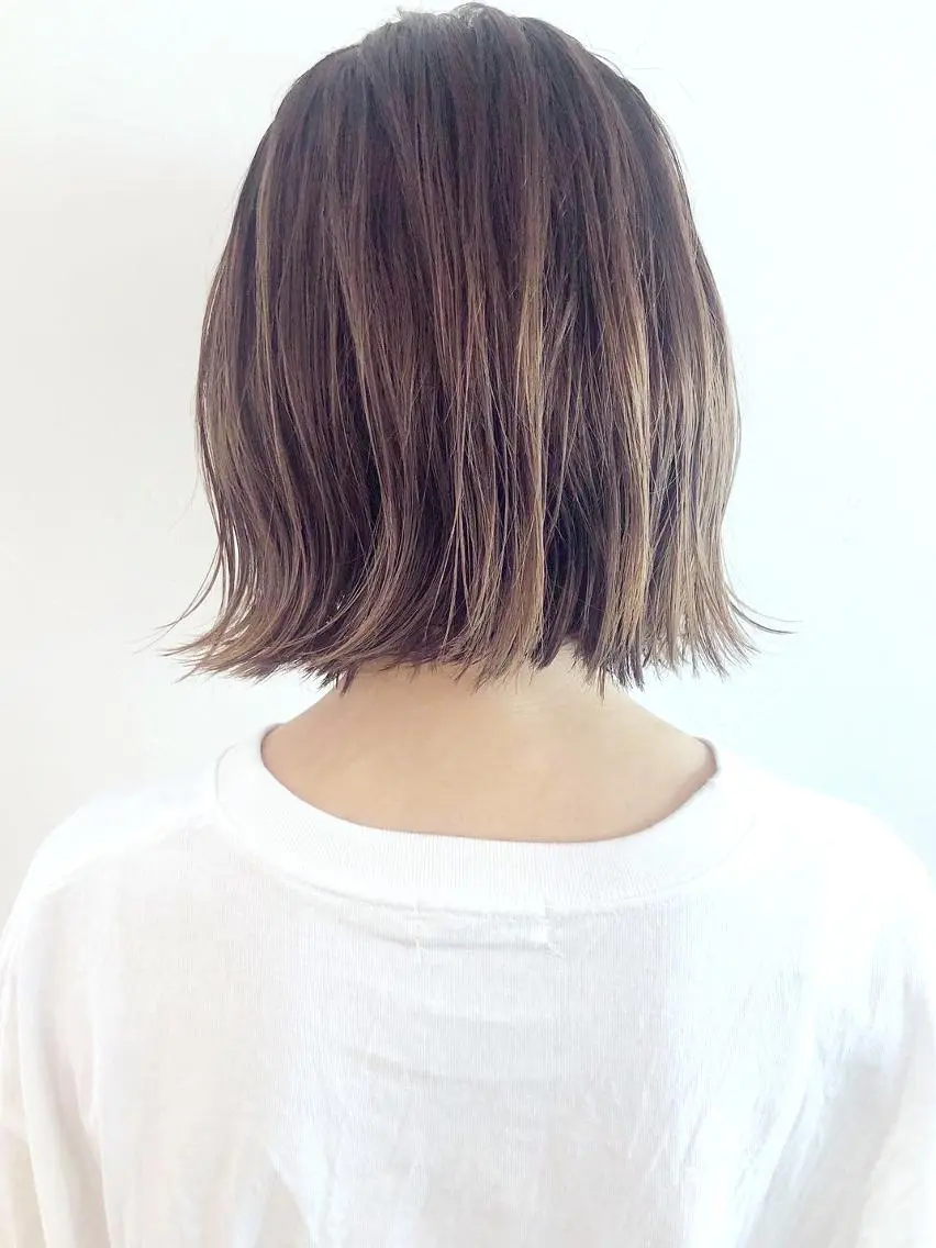 ミディアム カラー パーマ ヘアアレンジ ベージュカラー ブラウンカラー ブラウンベージュ ITbyALBUM 浦和店のヘアスタイル