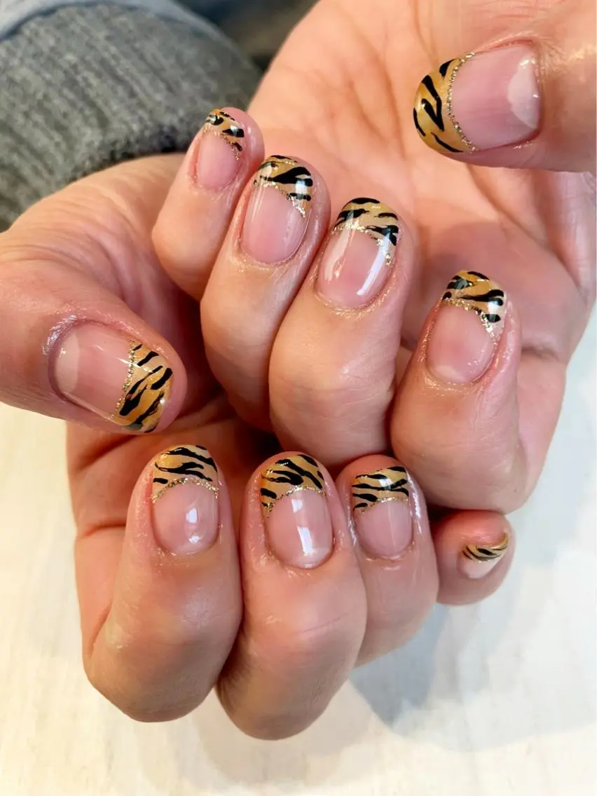 ネイル アートネイル フレンチネイル spell nailのネイルデザイン