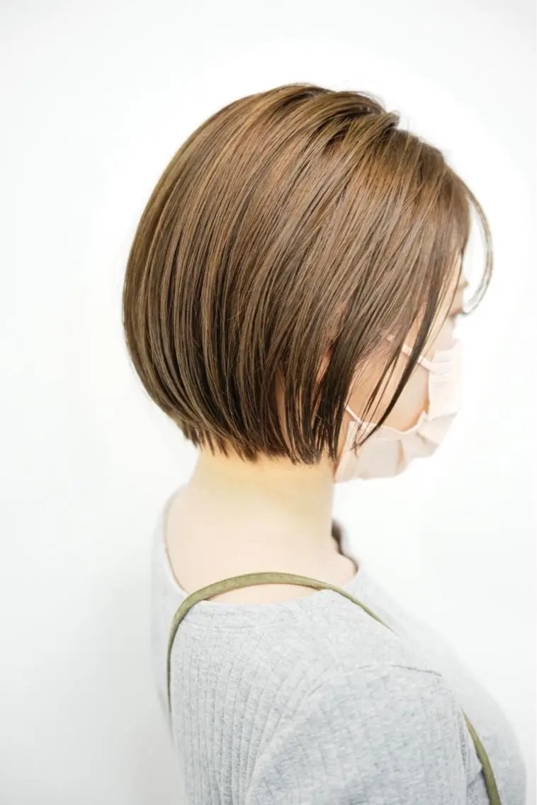 ショート ショートボブ 丸みショート ボブ ショートヘア カット 【半個室サロン】 山本 崇仁のヘアスタイル