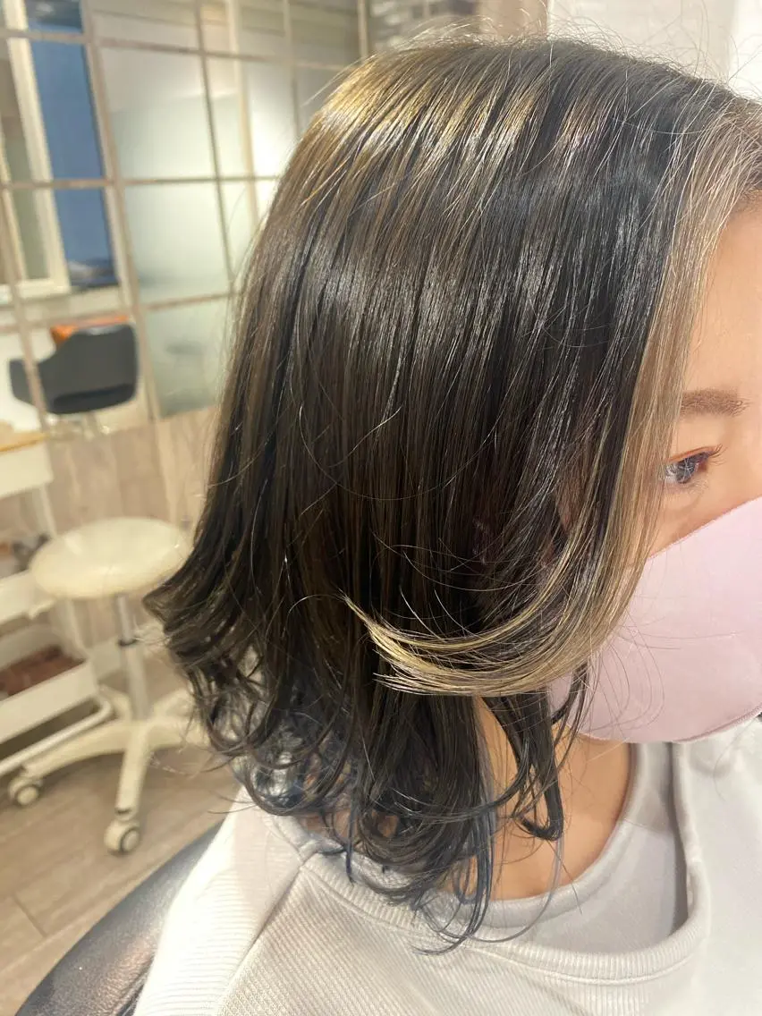 ショート ジャニヲタ美容師 推しカラー中平海帆のヘアスタイル
