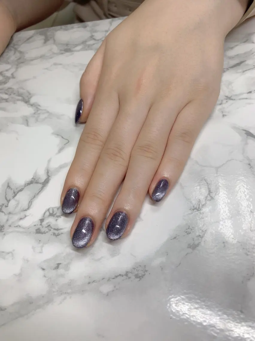ネイル ハンドネイル はな💎ネイル ワンホン、長さ出しのネイルデザイン