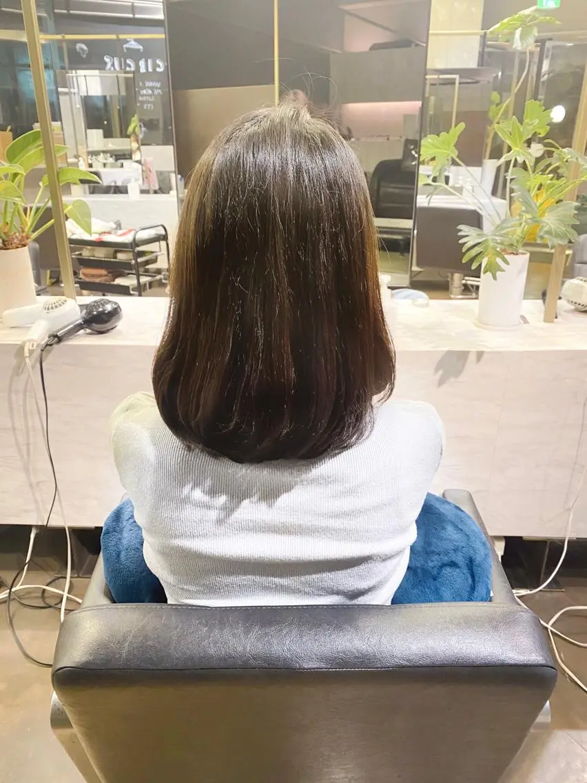 ミディアム パーマ 木村【似合わせ ショート/ボブ】のヘアスタイル