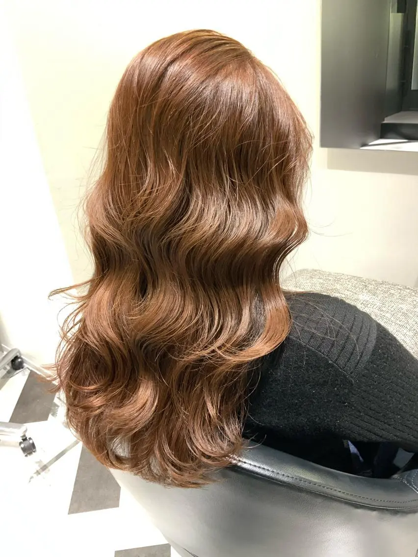 ロング ヨシンモリ 韓国風ヘア APHRODITE 升田　潤のヘアスタイル