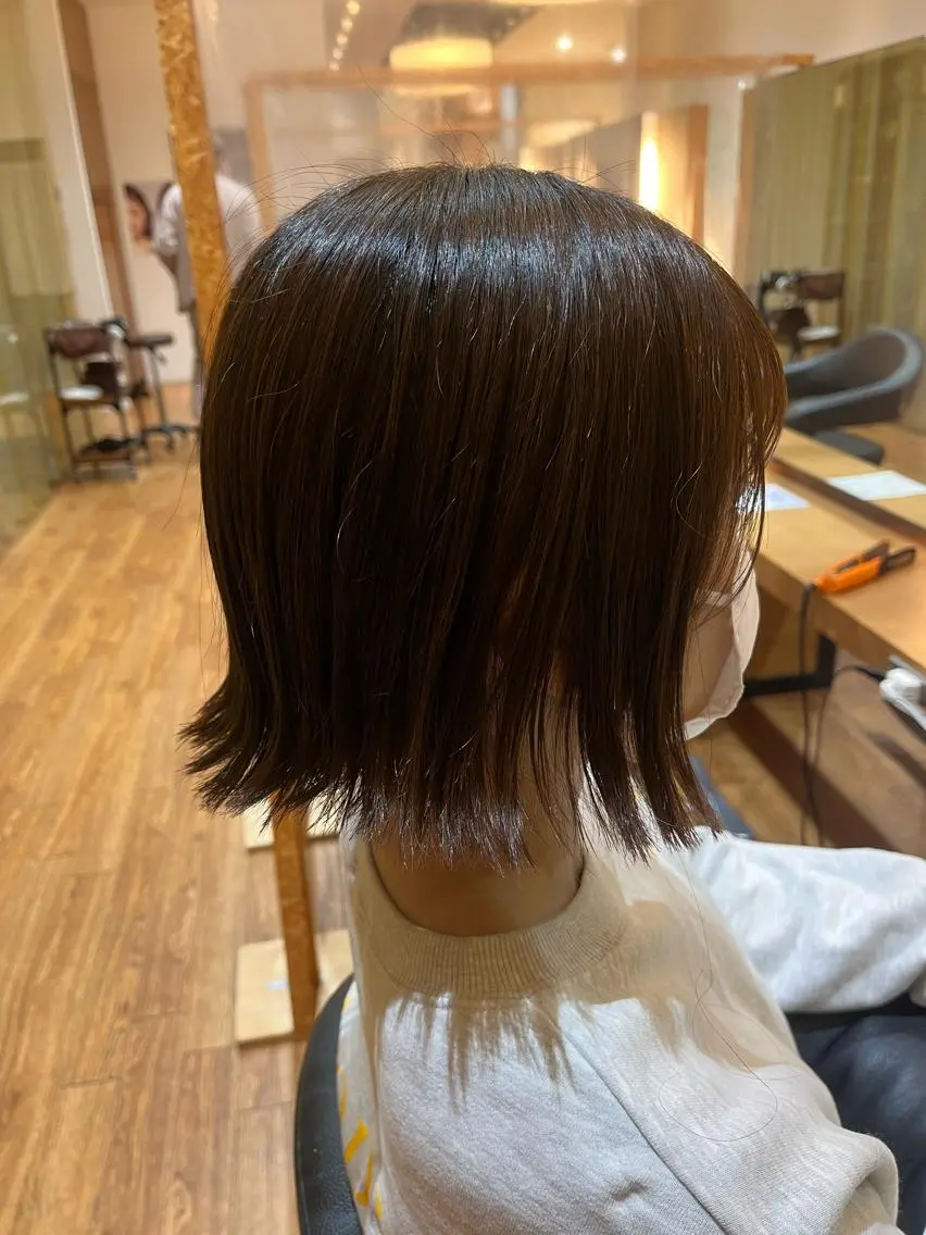 ショート ボブ 飯島久美/ カットモデル募集中のヘアスタイル
