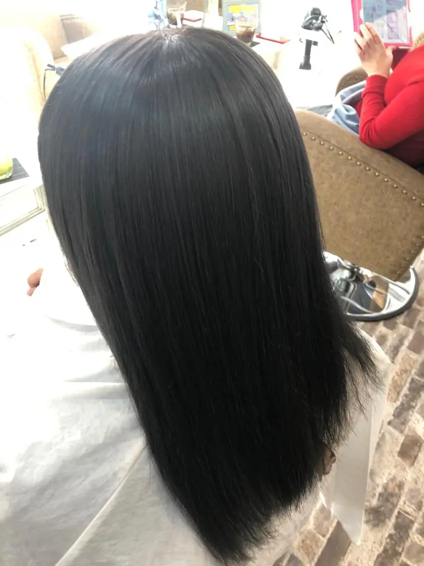 ミディアム 縮毛矯正 🌼🍀elu高 橋康太郎🍀🌼のヘアスタイル