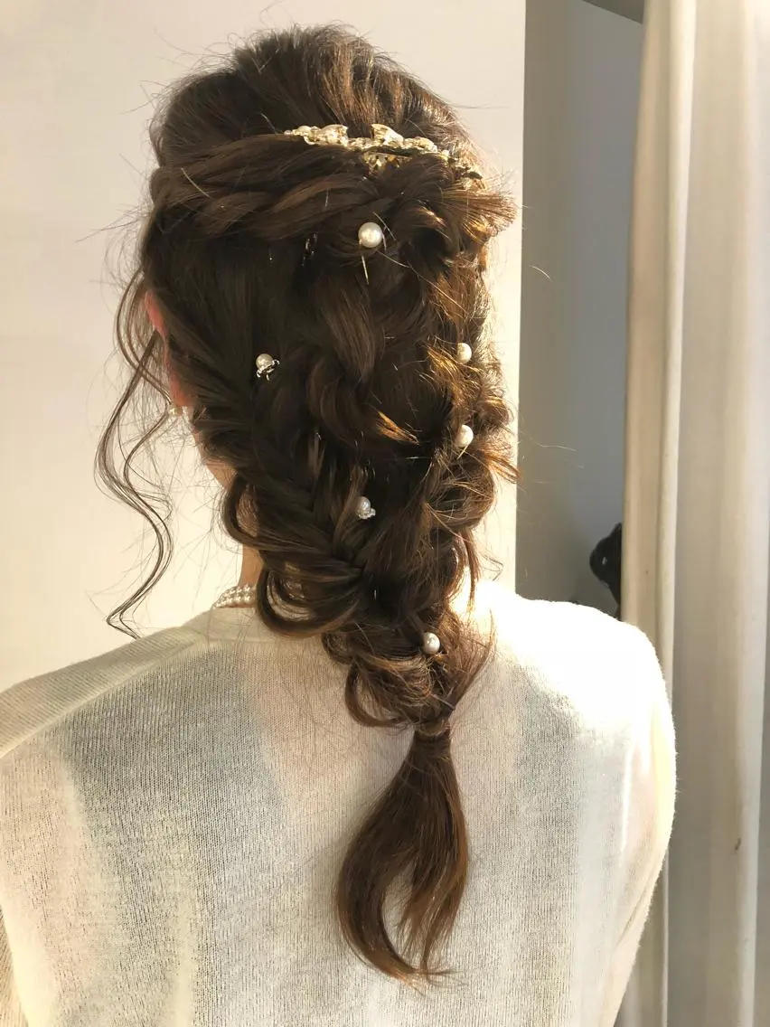 ロング ヘアアレンジ レイヤー×ヘッドスパ *保田遥*のヘアスタイル