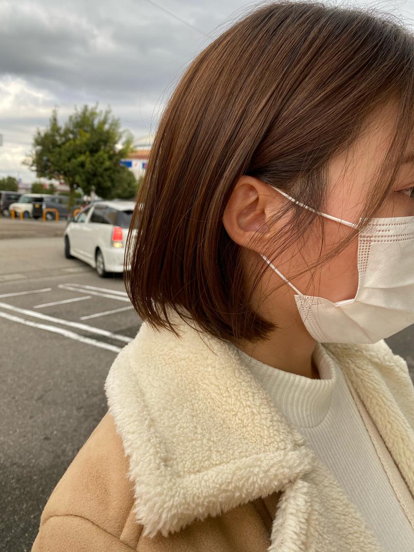 ショート カラー カット ヘアカラー 横地 凌のヘアスタイル