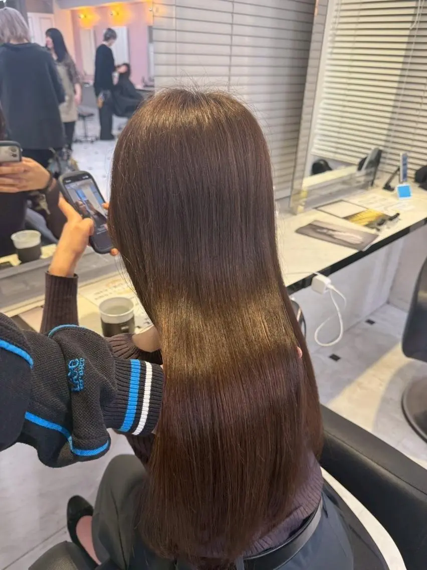 カラー 赤み消しカラー🌿 トレンドスタイル🌿のヘアスタイル