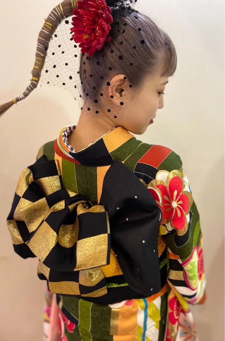 ヘアアレンジ 着付け 小田 莉加子のヘアスタイル