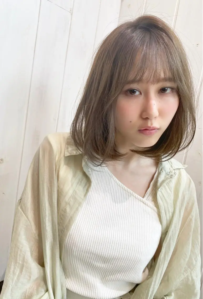 ミディアム 縮毛矯正⭐️ TAKAHIROのヘアスタイル