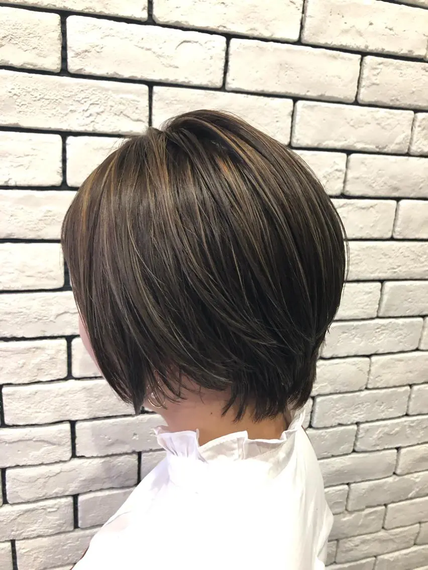 ショート ハイライト ショートヘア 🍀favori🍀 kanekoのヘアスタイル
