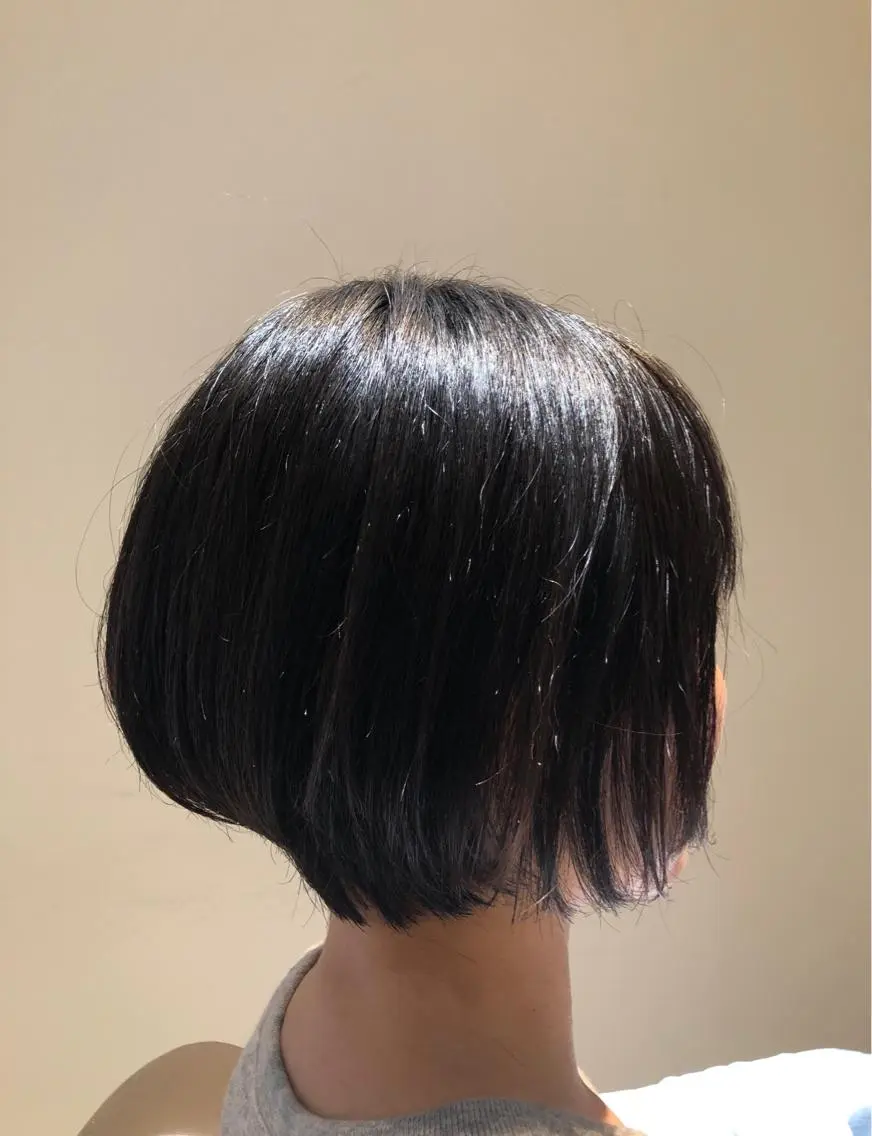 ショート カット ヘアカラー トリートメント 菊池 幹のヘアスタイル