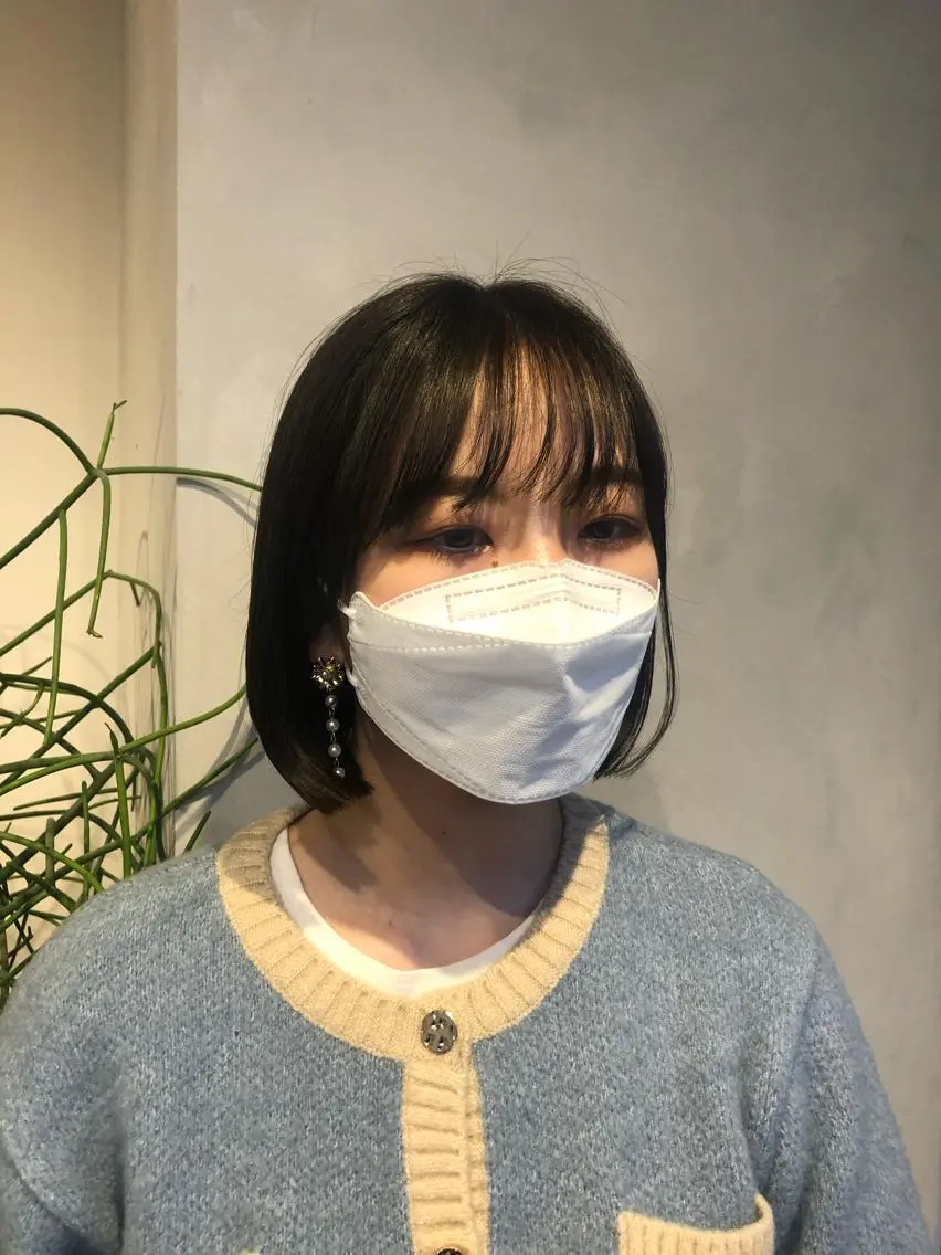 ショート タンバルモリ ❤︎︎韓国ヘア❤︎︎ 𝑺𝒉𝒊𝒉𝒐のヘアスタイル