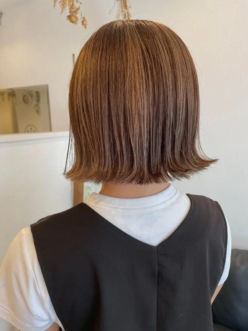 ショート カラー 切りっぱなしボブ ハイライトカラー ボブ ハイライト ヘアカラー m ā l o.🌷 サカモトマイコのヘアスタイル
