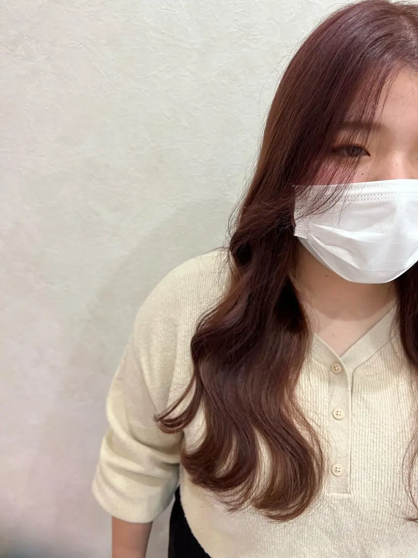 ロング ヨシンモリ 韓国風🫧艶カラー 💟ran💟のヘアスタイル