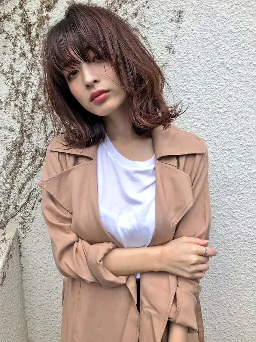 ミディアム 縮毛矯正 トリートメント ❣️モテ髪❣️佐野 圭佑のヘアスタイル