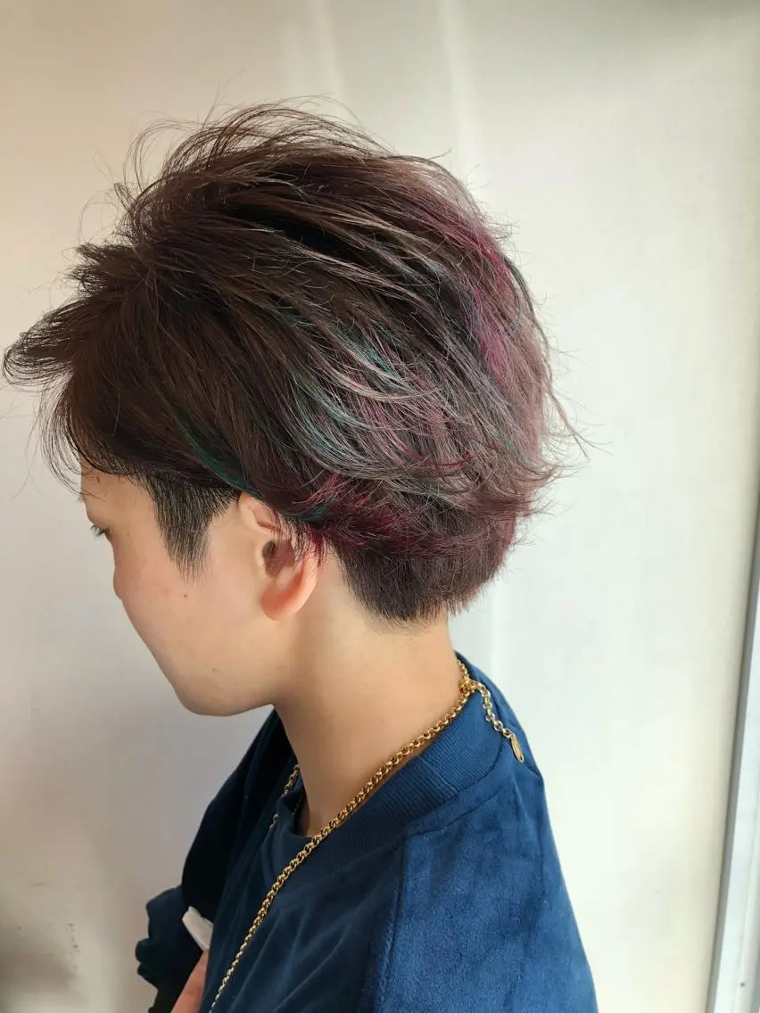 ショート カット ヘアカラー トリートメント ＨＩ ROのヘアスタイル