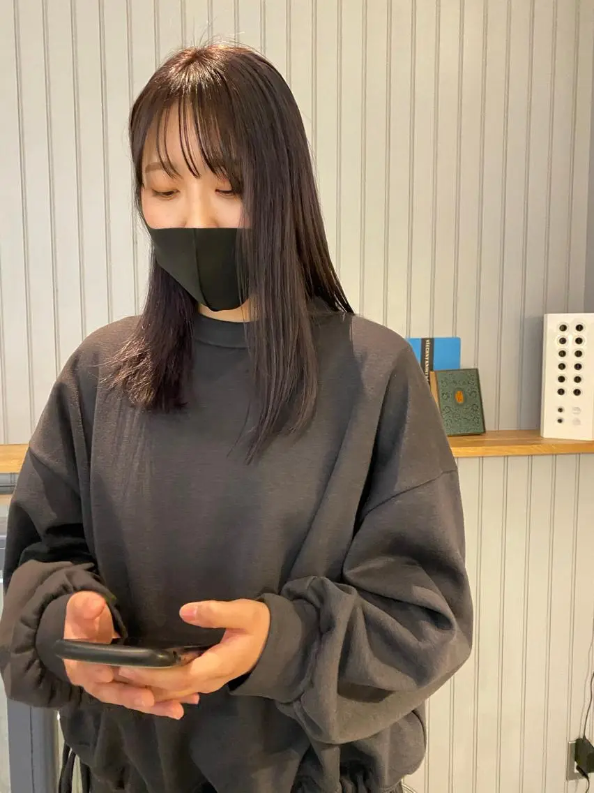 ロング カラー 透明感カラー 加藤 真由のヘアスタイル
