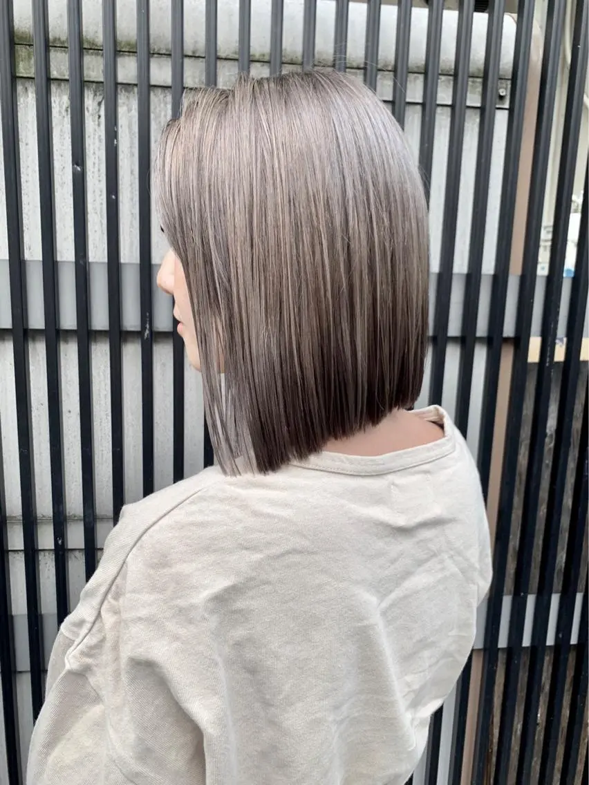 ショート カラー ヘアアレンジ 吉田裕太/ハイライト ダブルカラーのヘアスタイル
