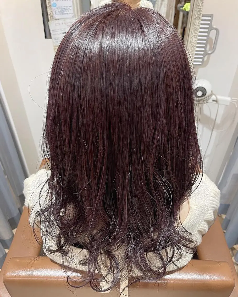 セミロング カラー ショートボブ アッシュ バレイヤージュ ミストバング ブリーチ 🫧髪質改善艶カラー _マエダ 🫧のヘアスタイル