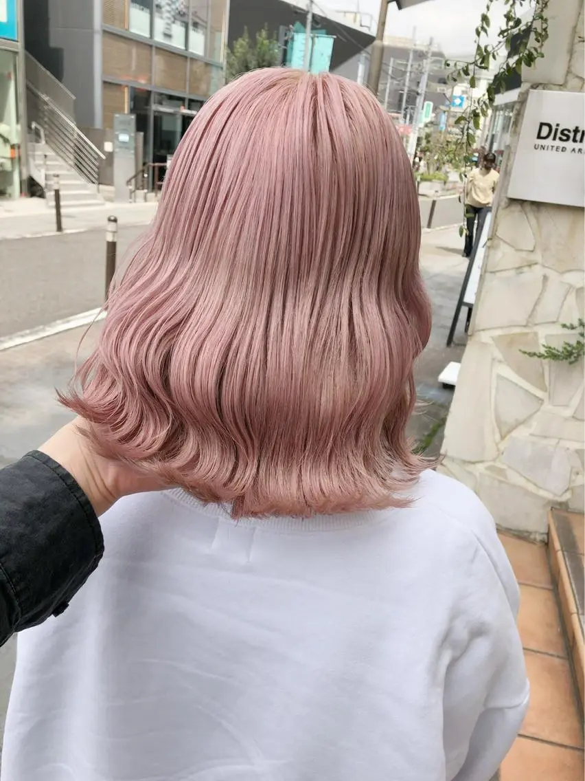 ミディアム カラー MORIO｜再現性× 癖毛レイヤーパーマのヘアスタイル