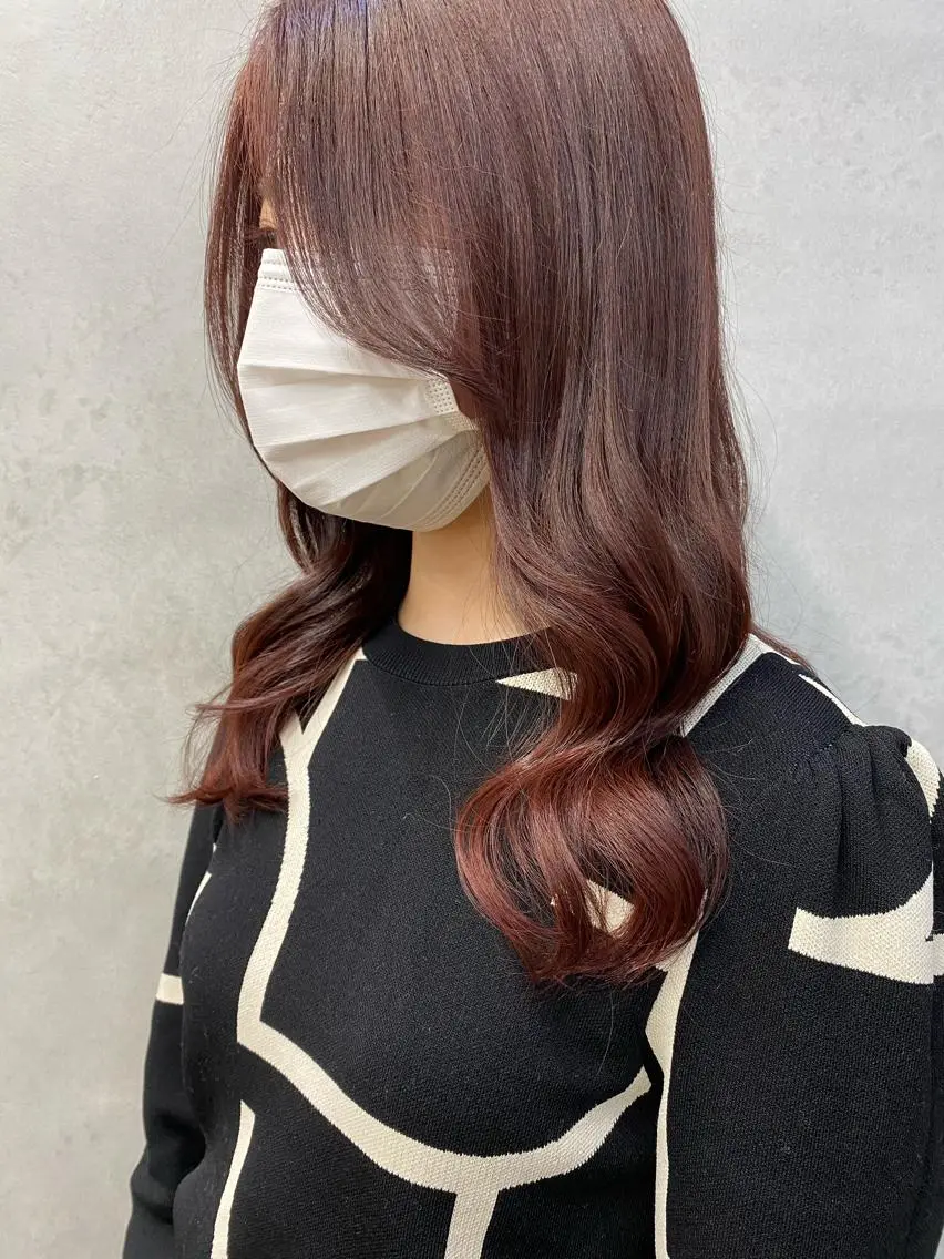 ロング カラー ヘアアレンジ 韓国/ハイトーン/ ボブ🎀MIKU🎀のヘアスタイル